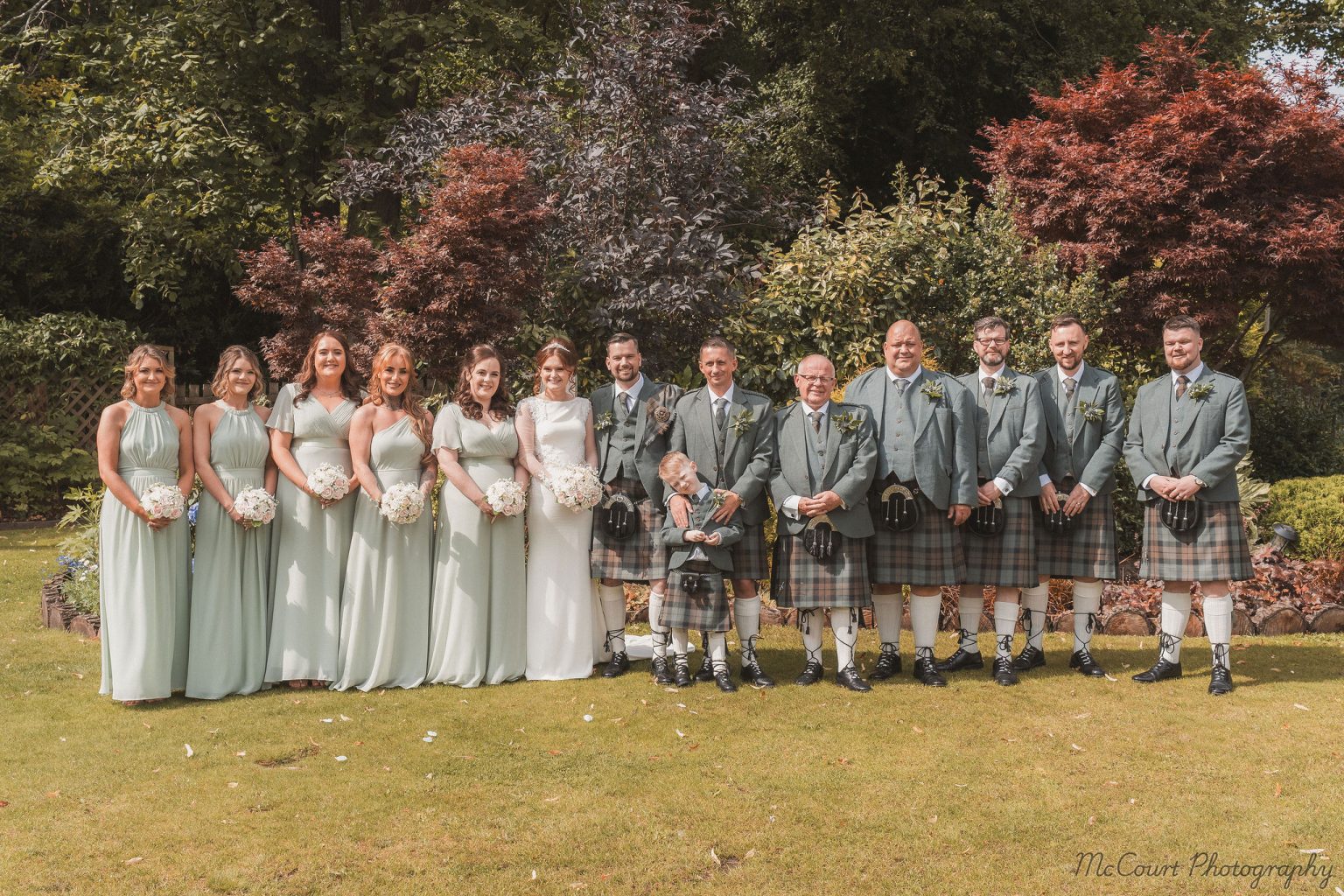 Dalziel park hotel wedding group shots